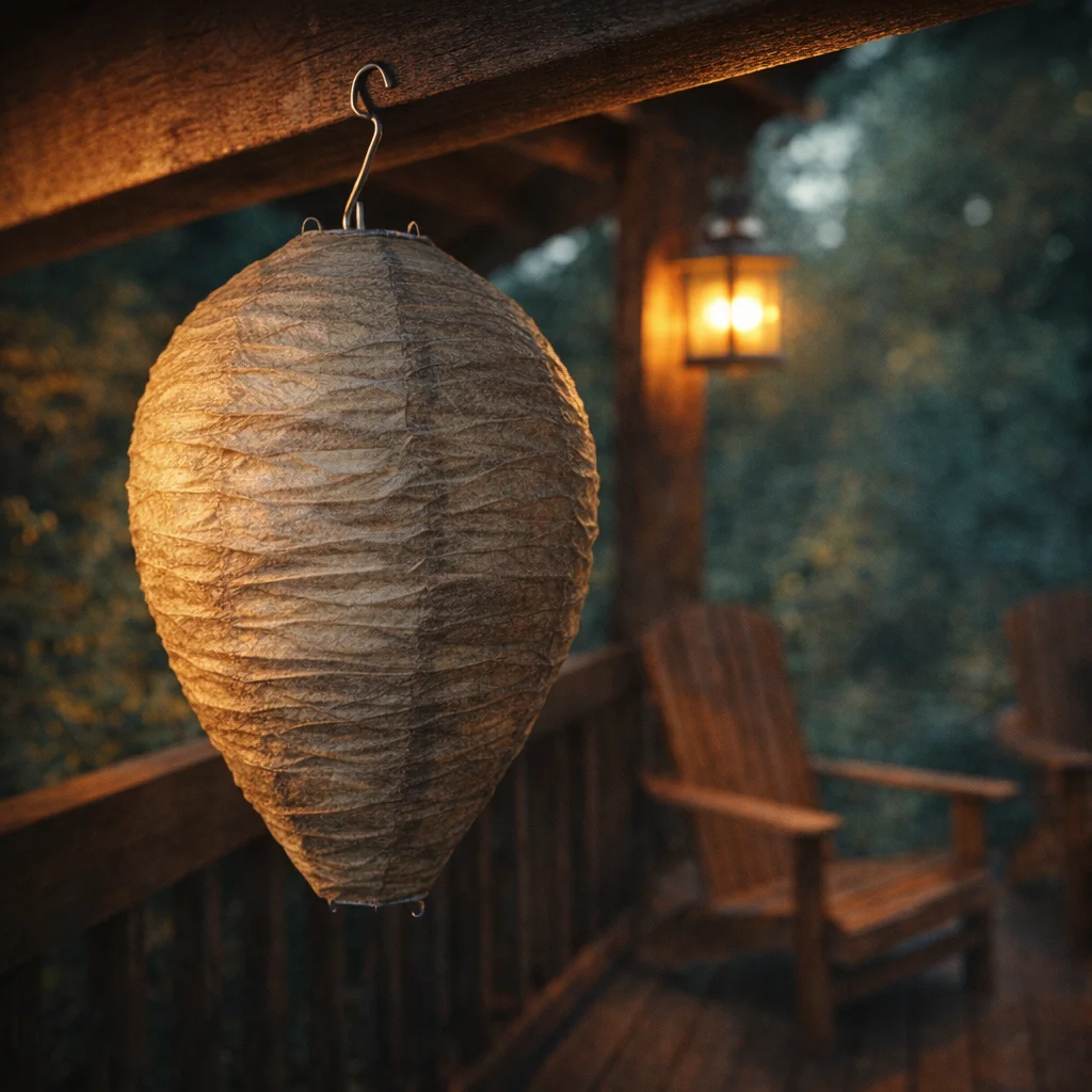 WaspAway asian giant hornet trap decoy nest - natural deterrent for outdoor protection